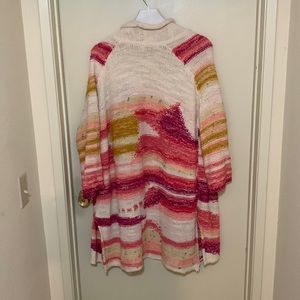 Anthropologie embroidery cardigan sweater